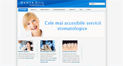 Desktop Screenshot of dentastil.ro